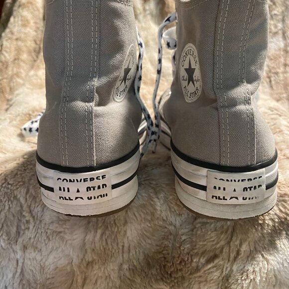 Converse All Star Chuck Taylor Grey High Tops Unisex US Mens 5 Womens 7 - Picture 10 of 13